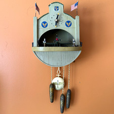 The Bradford Exchange P-40 Flying Tiger Cuckoo Clock Limited Edition 2013 picture