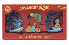 2026 Disney Parks Jumbo Stitch Experiment 626 Day Pin Set Limited Edition 3000 picture