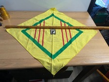 Vintage 1984 POW MIA Vietnam Memorial Neckerchief Bandana You Are Not Forgotten picture