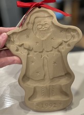 Brown Bag Cookie Art 1992 Hill Design Santa Vintage New W Cookie Recipe Book picture