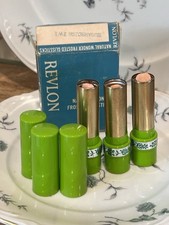 VINTAGE REVLON NATURAL WONDER LIPSTICK FROSTED GLISSTICKS SUGAR BLUSH LOT OF 3 picture