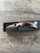 Up for your consideration is a RARE SPYDERCO Jigged Bone- Kiwi numbered 170. picture