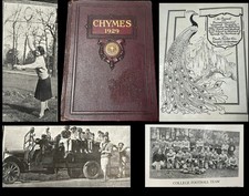 1929 Berea College CHYMES Yearbook Kentucky Coed Fashion Football Baseball picture