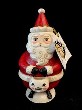 NEW Bethany Lowe JOHANNA PARKER JP2035  St Nick JOLLY JAR SANTA CLAUS w Tag picture