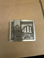 Vintage Heileman's Special Export Beer Belt Buckle Breweriana Theme picture