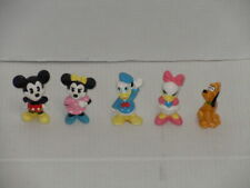 VINTAGE WALT DISNEY JAPAN MICKEY MOUSE MINNIE DONALD DUCK DAISY PLUTO FIGURINES picture