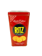 Nabisco 1986 Ritz Cracker Limited Edition Metal Tin Collectible EUC Vintage picture