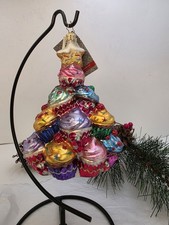 Christopher Radko Frosted Tree-Lite 1015504 Christmas Tree Ornament Poland 6.5