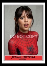 Jenna Ortega Actress Art Card Blank Back Spider Girl picture