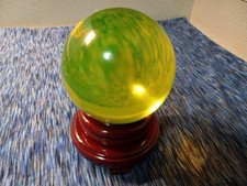 Uranium Glass Crystal Ball picture