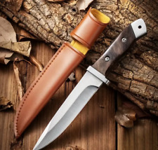 Custom Handmade Stainless Steel Mongolian Knife-Bowie Hunting Knife With Sheath picture