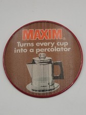 VINTAGE Maxim Every Cup Percolator Coffee LENTICULAR 2.5