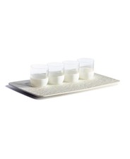 Villeroy & Boch Manufacture Rock Blanc Tasting Shot Glasses, Set of 5 picture