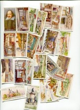 1917 JOHN PLAYER & SON CIGARETTES SHAKESPEAREAN SERIES 25 TOBACCO CARD SET picture