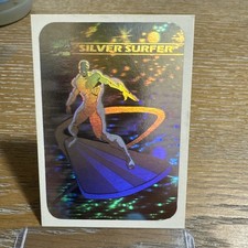 1990 Impel Marvel Universe Holograms Silver Surfer #MH3 Holo Series 1 picture