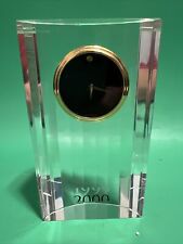 Movado Crystal Rotunda Clock With Black Museum Dial MCL-201-M picture