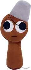 Sprunki Plush Toy 25CM Sprunki Plush Doll Music Game Plush Soft (Brown) picture
