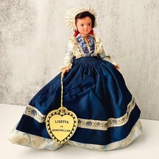 Vintage 1950s French Folk Doll Lisetta de Montpellier Collectible Le Minor NWT picture