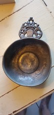 Antq Pewter Porringer Scarce Early American or New England Of 60 Year Collection picture
