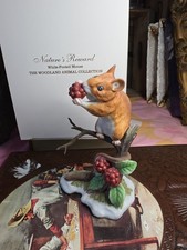 Lenox Nature's Reward White Footed Mouse 1993 Woodland Animal Collection 5 1/4