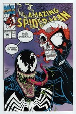 Amazing Spider-Man #347 VF+ 8.5 Key Issue Iconic Venom Cover picture