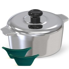 Magnaware Cast Aluminum Dutch Oven with Lid - 3 Quart Lightweight Cookware Pot picture