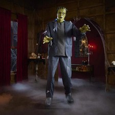 7ft Animated LED Frankenstein Monster Halloween Animatronic Prop picture