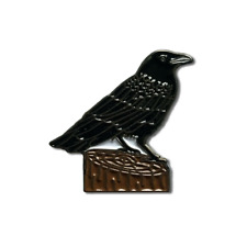 Raven Bird Enamel Lapel Pin Badge Brooch picture