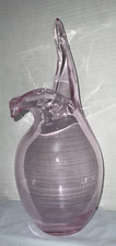 Eighteen Karat Vase Sheared Rim Hand Blown Glass 12
