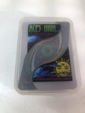 VERY RARE  Aces High UV Black Light Playing Cards Neon Glow Deck/Free Shipping picture