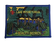 VTG Lake Minnetonka A Quality District Boy Girl Scout Patch Camping Outdoors picture