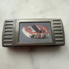 Vintage Dale Earnhardt Lighter with Moving #3 NASCAR Goodyear Race Car light up picture
