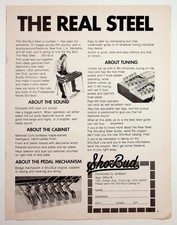 Vintage Sho-Bud Steel Guitar Print Ad Nashville Sound Gretsch Ephemera picture