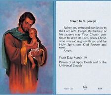 JB6208P Prayer to St. Joseph  Paper Holy Card Pack of 100 Pieces picture