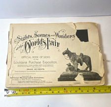 Vintage Photo book. World’s Fair Official Book of Views. 1904. picture