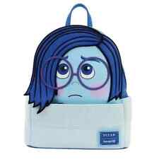 Inside Out 2 Pixar Sadness Backpack Loungefly Women Shoulder Bag Mini Handbags picture
