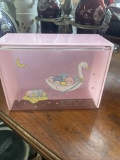 Sanrio 1978 Little Twin Stars Pink Swan Trinket Jewelry Box Swan  picture