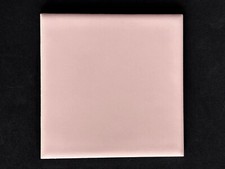 VINTAGE CERAMIC 1950 1960s RECLAIMED PINK WALL TILES MADE IN USA 4-1/4 x 4-1/4in picture