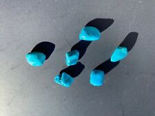 Genuine Kingman Blue Turquoise Drilled Nuggets Approx 1Gram Ea / 6.4 Grams Total picture