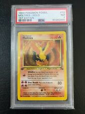 1999 Fossil Pokemon Card Vintage WOTC 1st edition Moltres Holo PSA 7 NM picture