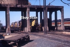 Original 35mm Slide EL Erie Lackawanna Railroad Locomotives Trains 1970 picture