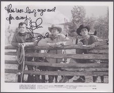 THE OUTCAST MOVIE CAST - PRINTED PHOTOGRAPH SIGNED IN INK WITH CO-SIGNERS picture