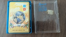 Vintage WORLD'S FAIR Playing Cards & Case '64-'65 Excellent picture
