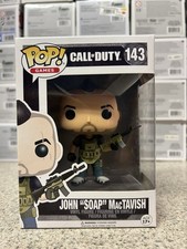 Funko Pop Call Of Duty John ‘Soap’ MacTavish #143 OG Vaulted Rare 🔥 🔥 picture