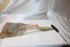  Ca. 1970's Felt Pennant Cedar Point Calypso Ride 29 1/2