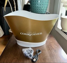 Courvoisier Cognac LED Light Up Chargeable Bottle Service Bar Ice Bucket *NEW* picture