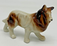 Vintage Japan Porcelain Collie Dog Figurine -  picture