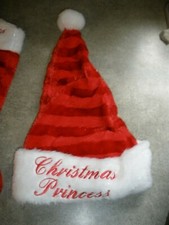 NEW Yule Rite Christmas Adjustable Santa Hat CHRISTMAS PRINCESS picture