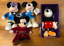 Walt Disney  Lot Of Vintage Mickey Mouse Plush Dolls Rare picture