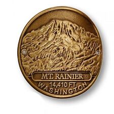 MT. RAINIER WASHINGTON HIKING STICK MEDALLION CHALLENGE COIN picture